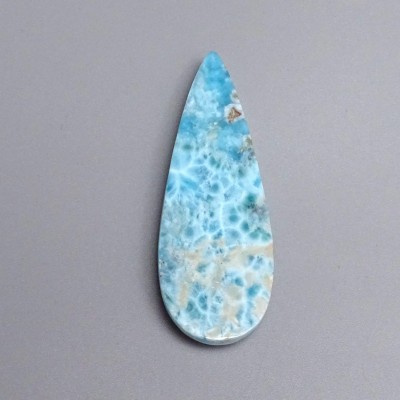 Larimar natural polished cabochon 46.9g, Dominican Republic