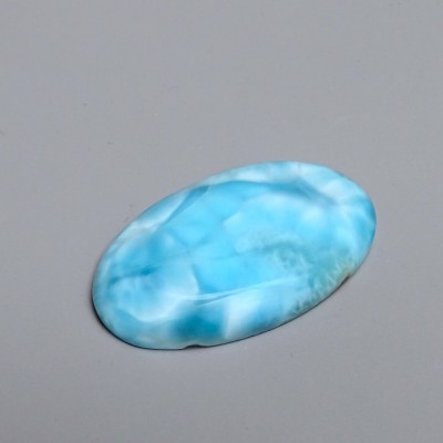 Larimar natural polished cabochon 29.3g, Dominican Republic