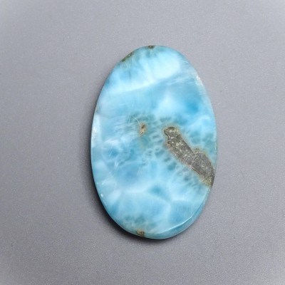 Larimar natural polished cabochon 29.3g, Dominican Republic