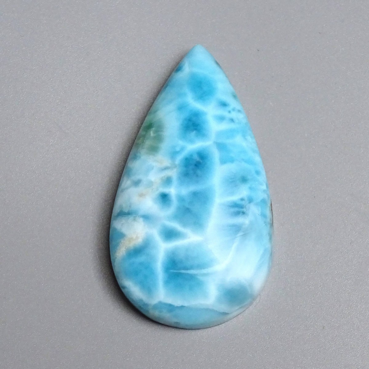 Larimar natural polished cabochon 42.2g, Dominican Republic