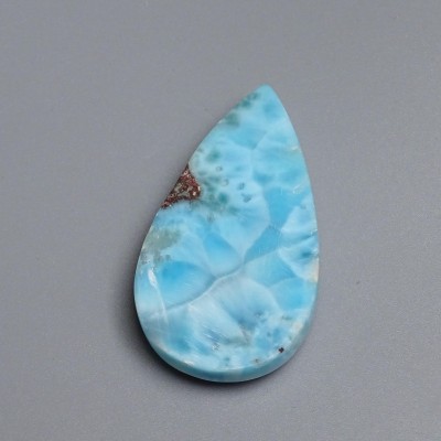 Larimar natural polished cabochon 42.2g, Dominican Republic