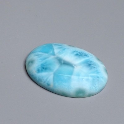 Larimar natural polished cabochon 35.5g, Dominican Republic