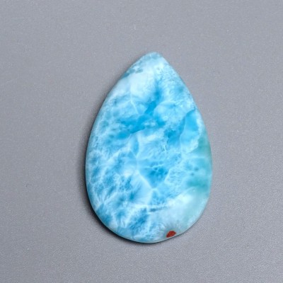 Larimar natural polished cabochon 24.3g, Dominican Republic