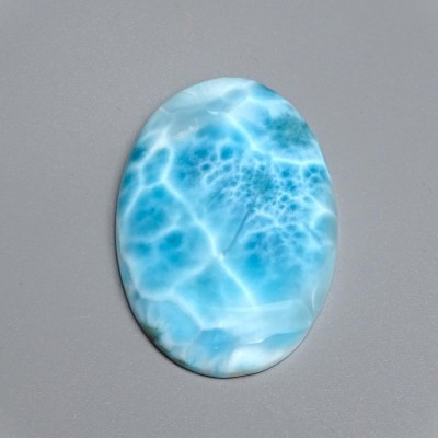 Larimar natural polished cabochon 39.9g, Dominican Republic