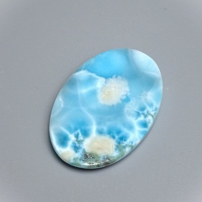 Larimar natürlich polierter Cabochon 39,9g, Dominikanische Republik