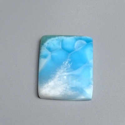 Larimar natürlich polierter Cabochon 33,6g, Dominikanische Republik