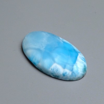 Larimar natural polished cabochon 25.9g, Dominican Republic