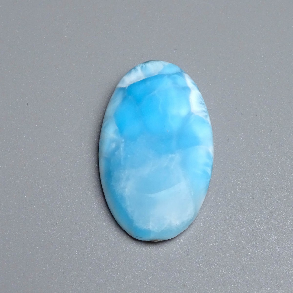 Larimar natural polished cabochon 25.9g, Dominican Republic