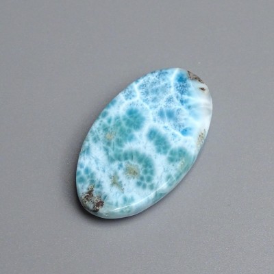 Larimar natural polished cabochon 25.9g, Dominican Republic