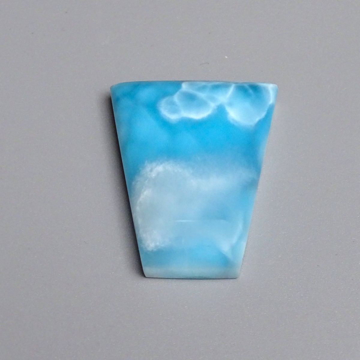 Larimar natural polished cabochon 29.4g, Dominican Republic