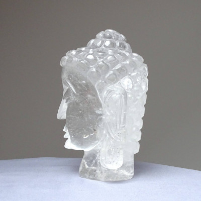 Himalayan Crystal Buddha Head 2391g, Pakistan