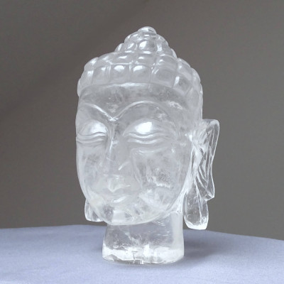 Himalayan Crystal Buddha Head 1076g, Pakistan