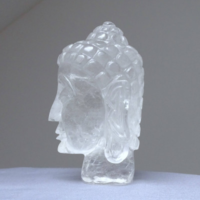 Himalayan Crystal Buddha Head 1076g, Pakistan