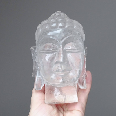 Himalayan Crystal Buddha Head 1076g, Pakistan