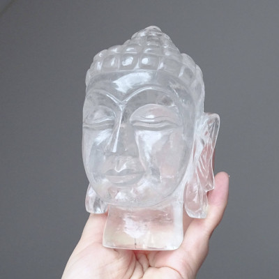 Himalayan Crystal Buddha Head 1076g, Pakistan