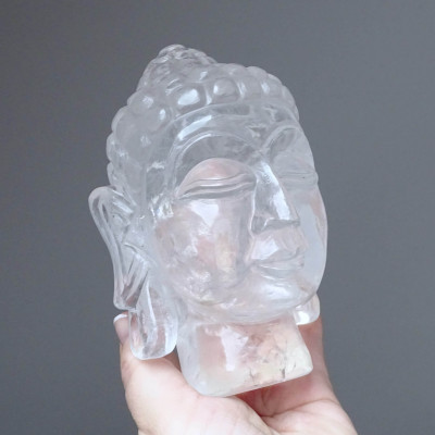 Himalayan Crystal Buddha Head 1076g, Pakistan