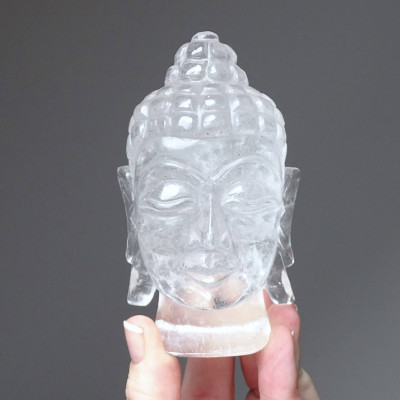 Himalayan Crystal Buddha Head 342g, Pakistan