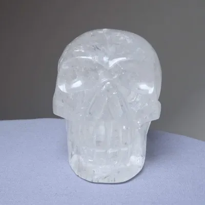 Quartz crystal skull 1459g, Brazil