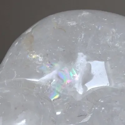 Quartz crystal skull 1459g, Brazil