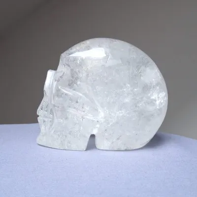Quartz crystal skull 1459g, Brazil