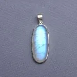 Měsíční kámen přívěšek ve stříbře 12,6g, Indie