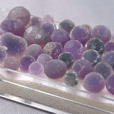 Grape chalcedony balls 16g, Indonesia