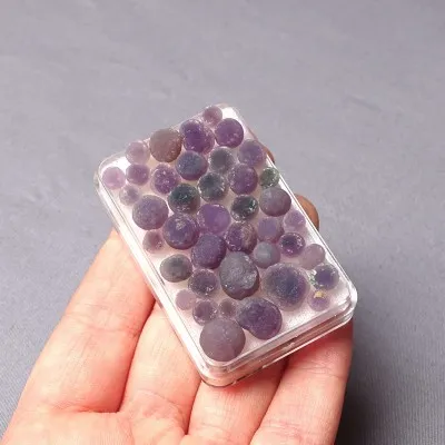 Traubenchalcedon Kugeln 16g, Indonesien