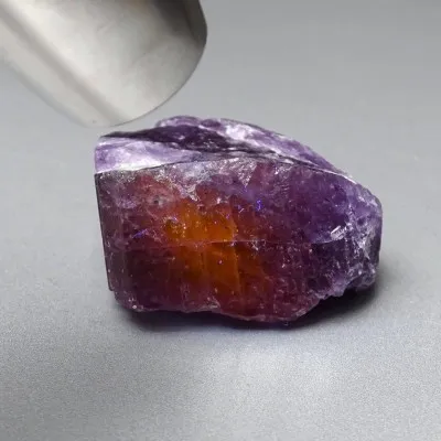 Scapolite purple natural crystal 47.6g, Afghanistan