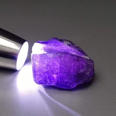 Scapolite purple natural crystal 47.6g, Afghanistan