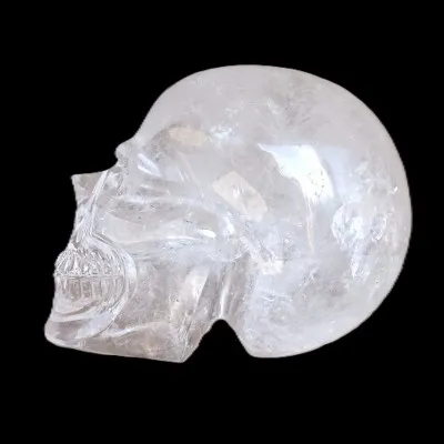 Quartz crystal skull 1798g, Brazil