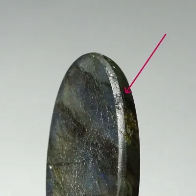 Labradorit přírodní leštěný kabošon 11,8g, Madagaskar