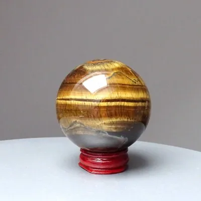 Tygří oko leštěný minerál koule 223g, Namibie | MINERALS-STONES®