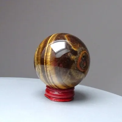 Tygří oko leštěný minerál koule 223g, Namibie | MINERALS-STONES®