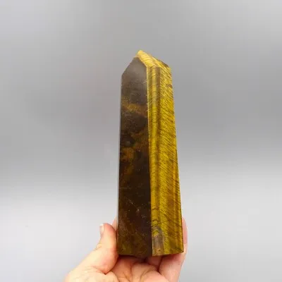 Tiger's eye polished mineral 394g, Namibia | MINERALS-STONES