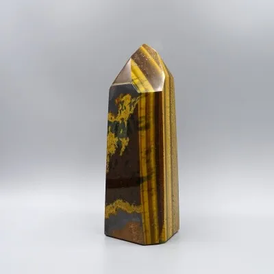 Tiger's eye polished mineral 854g, Namibia | MINERALS-STONES