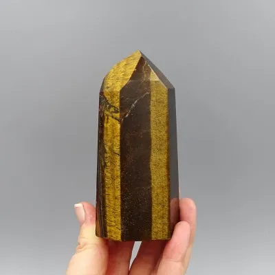 Tiger's eye polished mineral 284g, Namibia | MINERALS-STONES