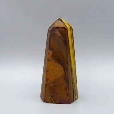 Polierte Tigeraugen-Mineralienkugel 327g, Namibia | MINERALS-STONES