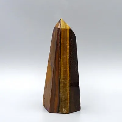 Polierte Tigeraugen-Mineralienkugel 327g, Namibia | MINERALS-STONES