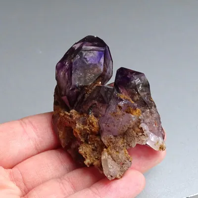 Ametyst Brandberg krystal 67,1g top kvalita, Namibie