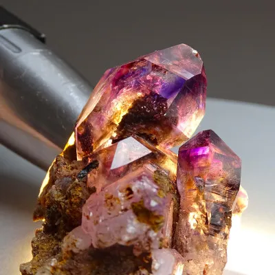 Ametyst Brandberg krystal 67,1g top kvalita, Namibie