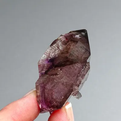 Ametyst Brandberg krystal 28,9g top kvalita, Namibie