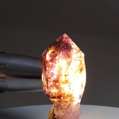 Ametyst Brandberg krystal 48g top kvalita, Namibie